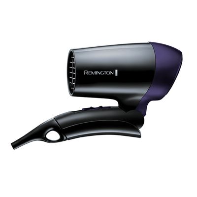 REMINGTON On The Go Travel Dryer Hair Dryer (1400W, Black) D-2400